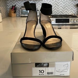 Banana Republic Black Suede Kellen Wedge - size 10